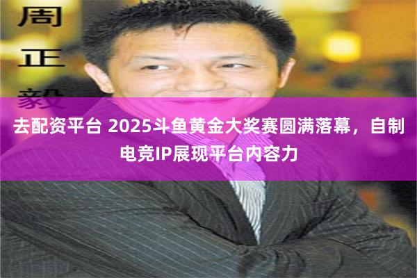 去配资平台 2025斗鱼黄金大奖赛圆满落幕，自制电竞IP展现平台内容力